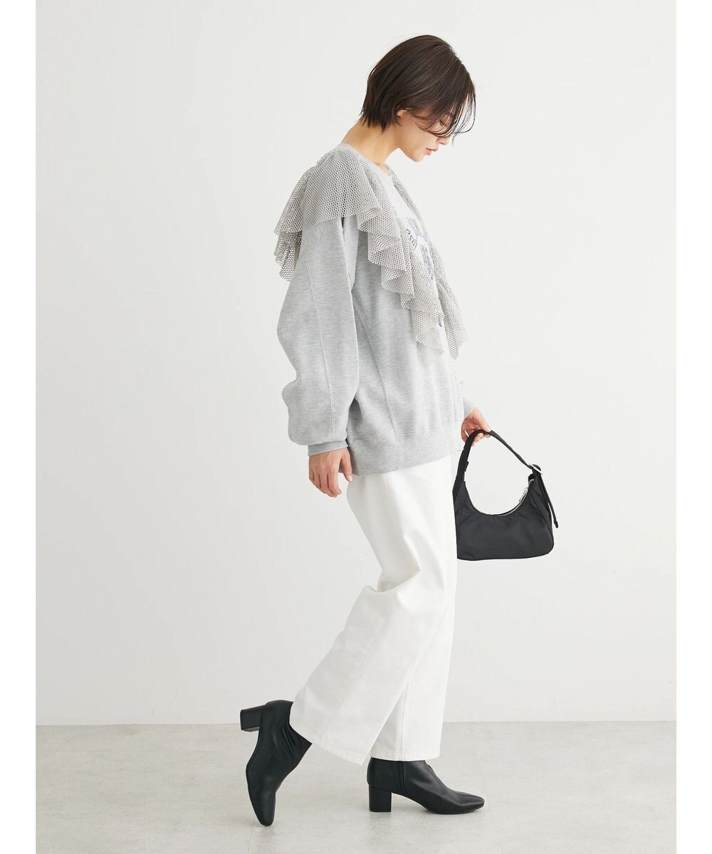 Green Parks ストレートタックデニムパンツ 