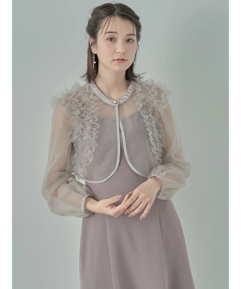 earth music&ecology ＳＥＴ２点チュールブラウス付きキャミワンピース 