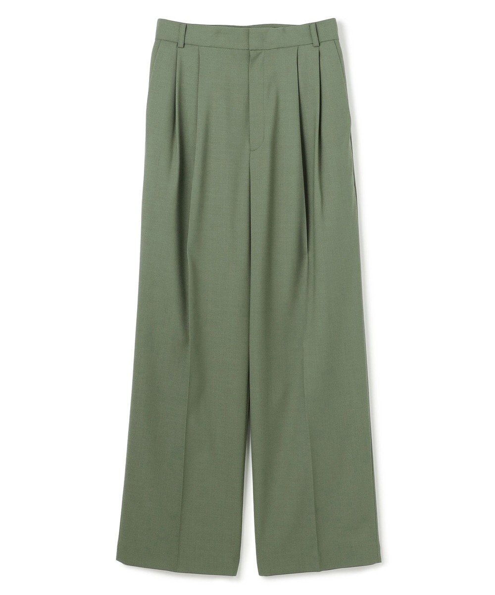 BEIGE， 【GISELe 6月号掲載】OREGANO / サマーウールタックワイドパンツ 