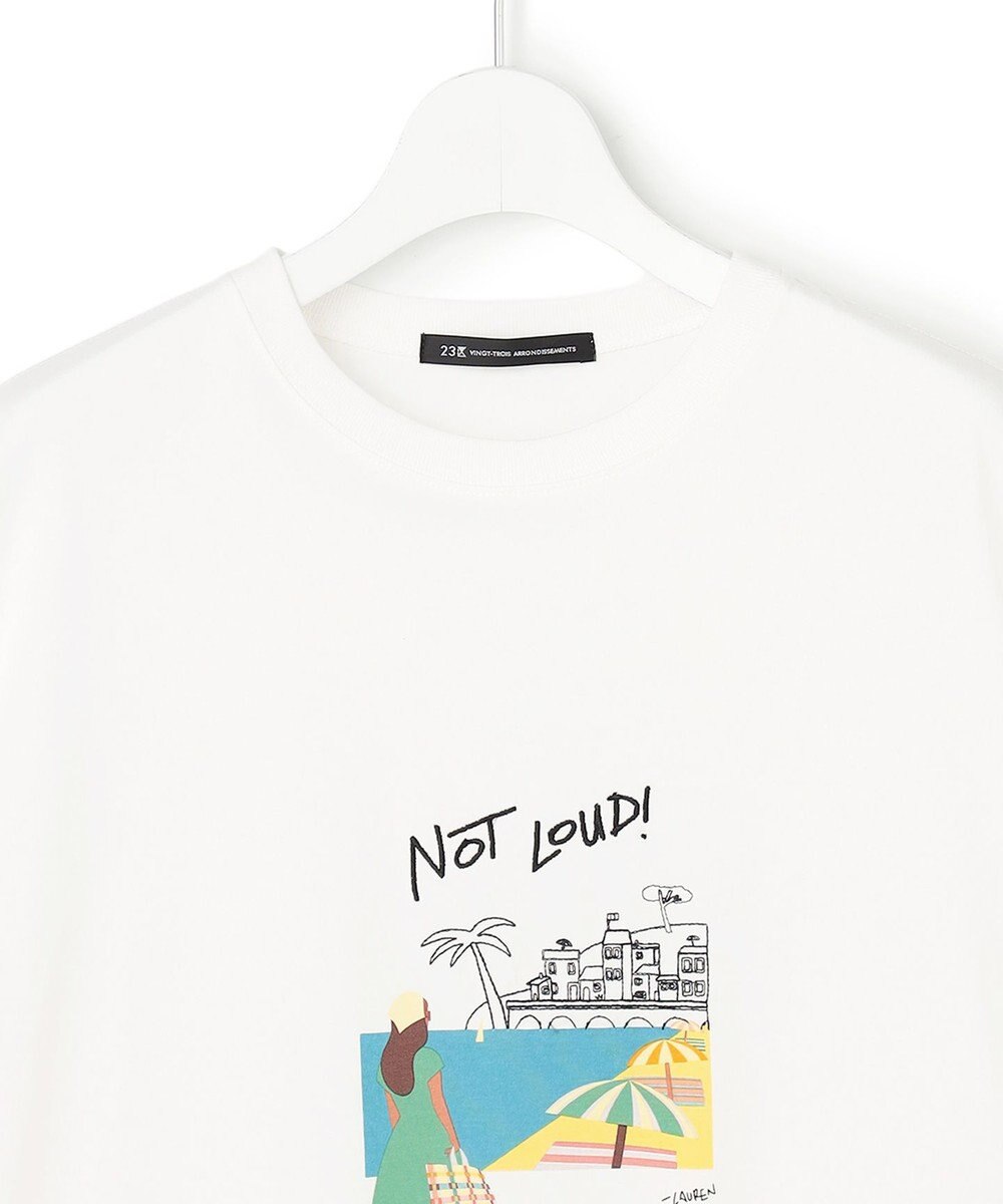 23区 L Lauren Rolwing コラボ グラフィックプリント リラクシー Tシャツ 