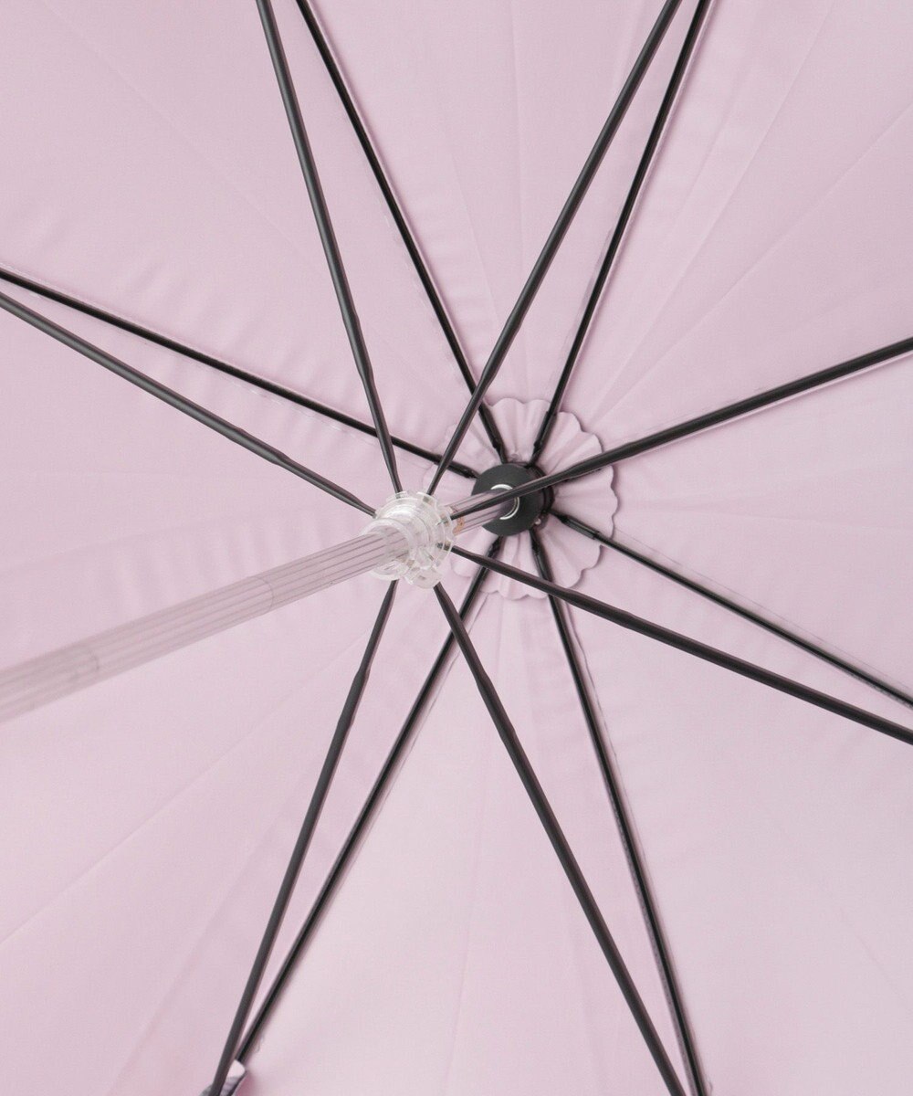 MOONBAT 【軽量】POLO RALPH LAUREN 晴雨兼用日傘 長傘 ストライプドット／遮光 遮熱 UV 