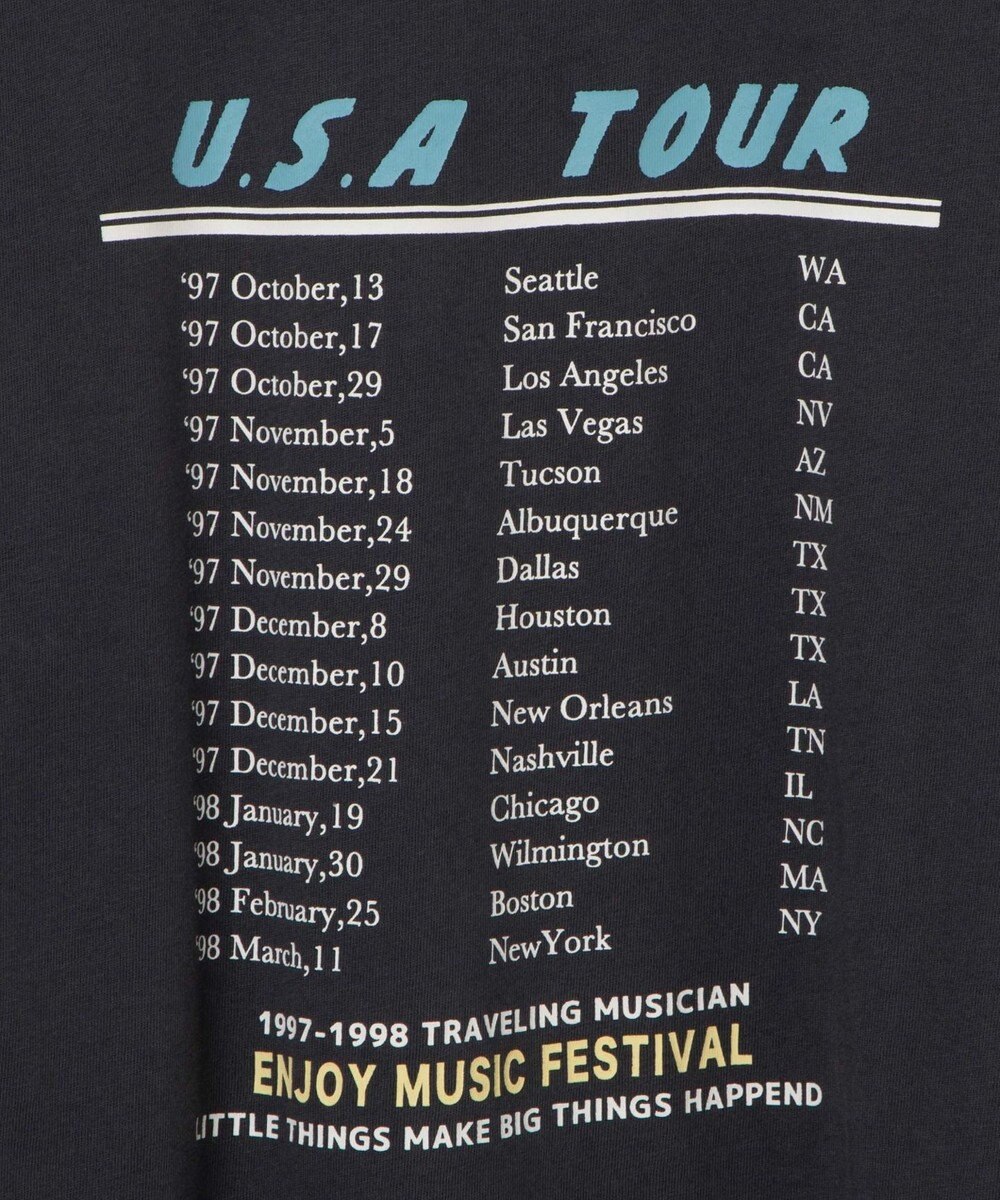 WEGO ヴィンテージライクグラフィックTシャツ 