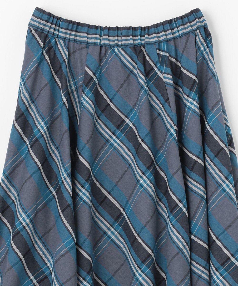 ANY 【ウエストゴム】マドラスチェック スカート 