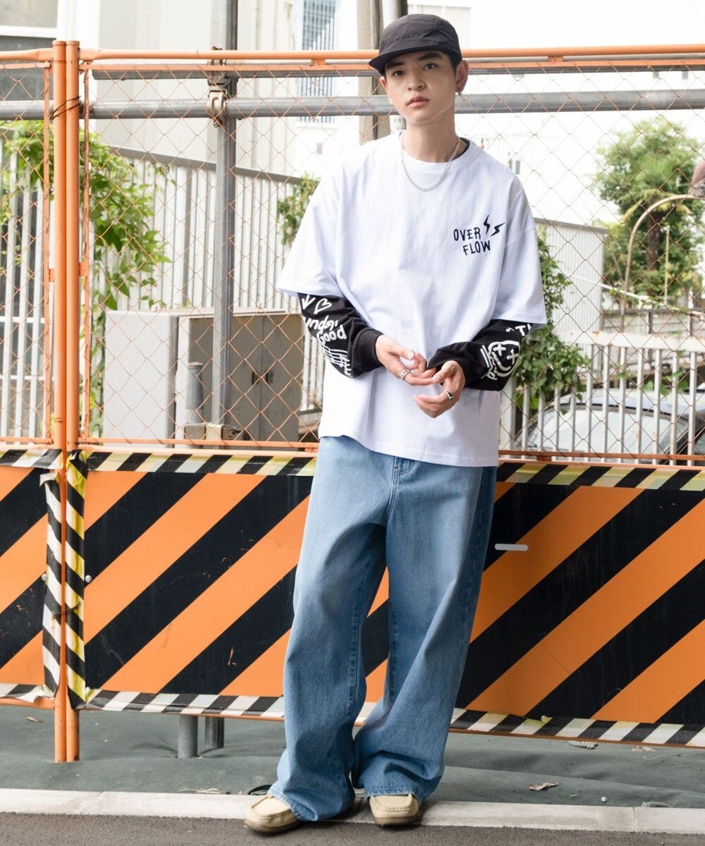 WEGO 【ユニセックス着用ITEM/2点SET】アクセ付きアンサンブルT（LS） 