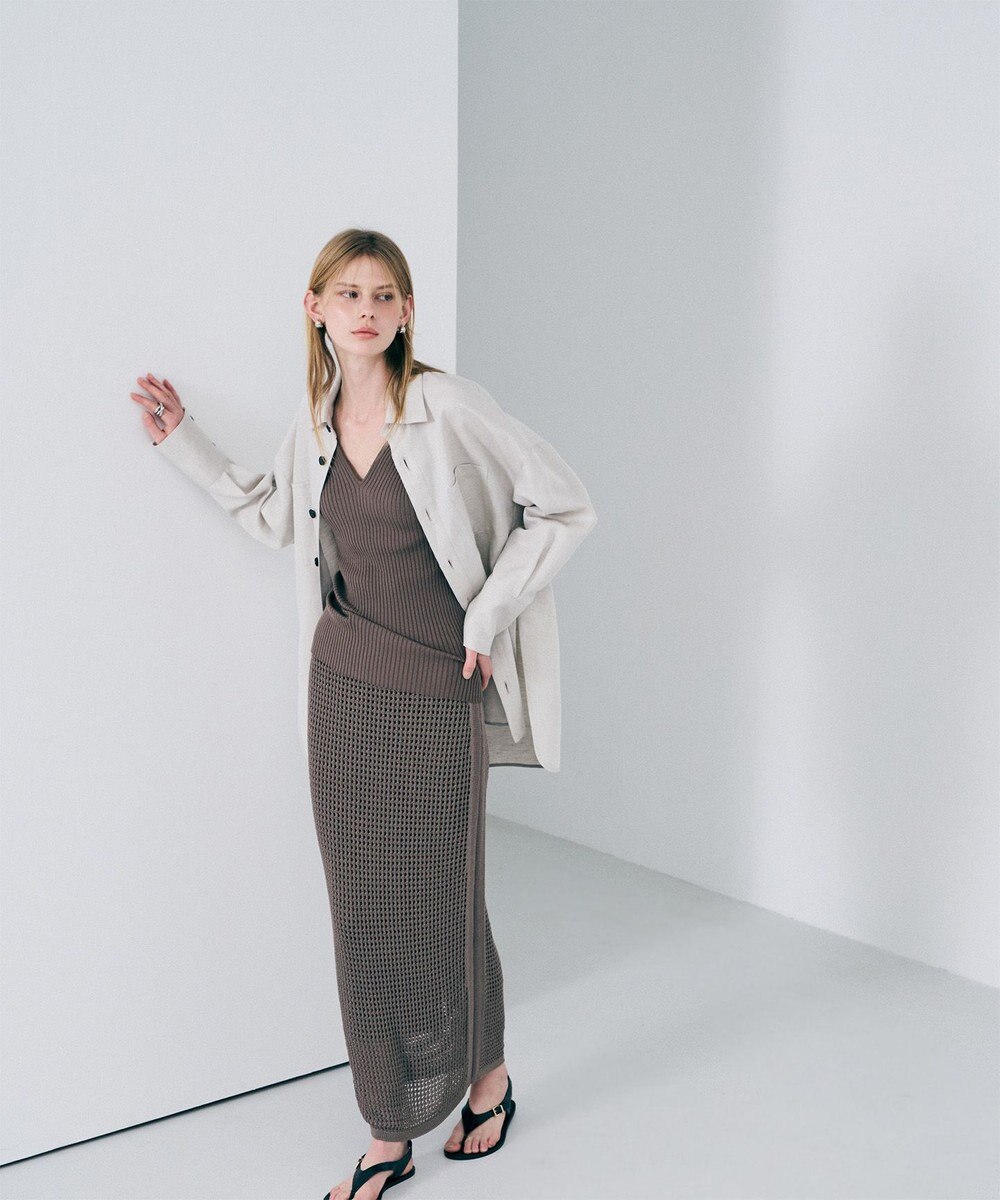 uncrave リヨセルライトリネン BIGシャツ 