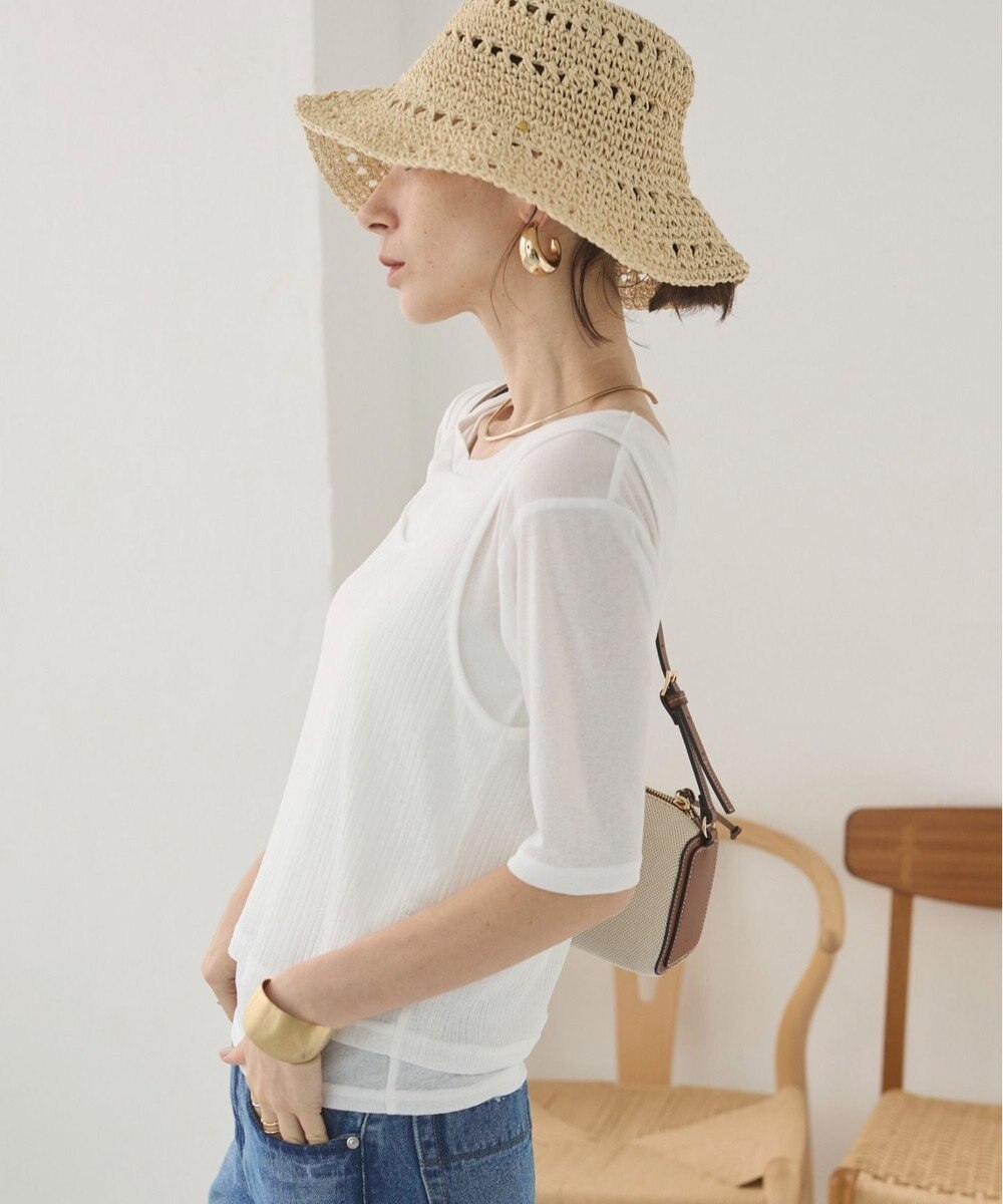 WEGO 【ANGIE VINTAGE】シアースラブレイヤードTシャツ 