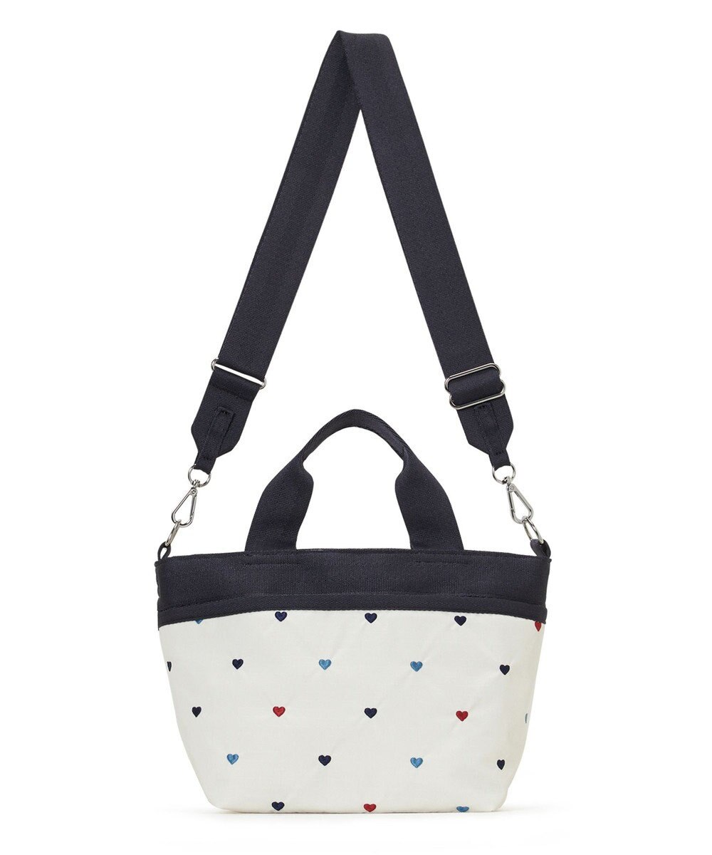 LeSportsac SMALL BUCKET TOTE/トリコロールハートエンブロイダリー 