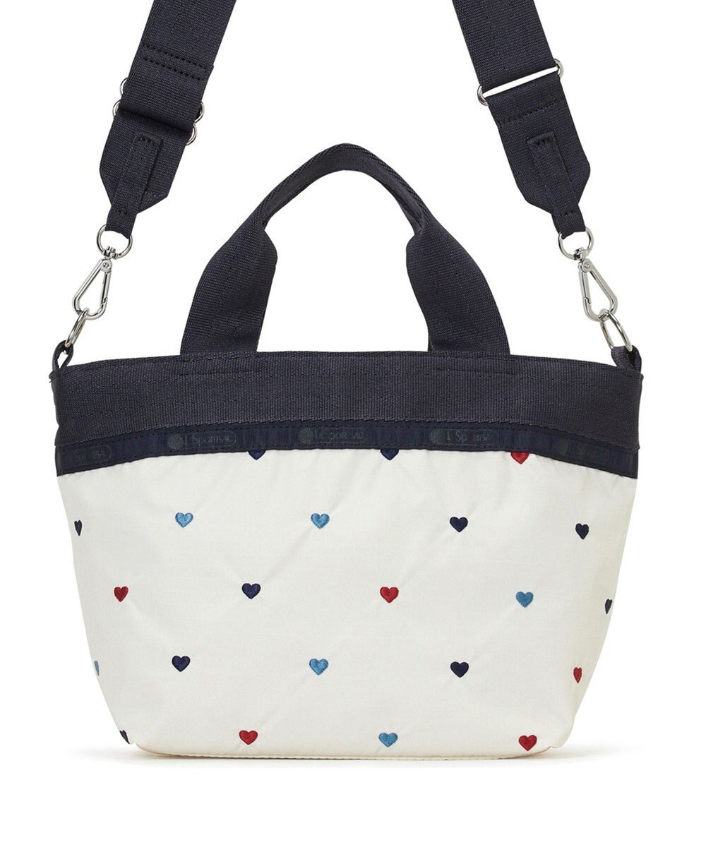 LeSportsac SMALL BUCKET TOTE/トリコロールハートエンブロイダリー 