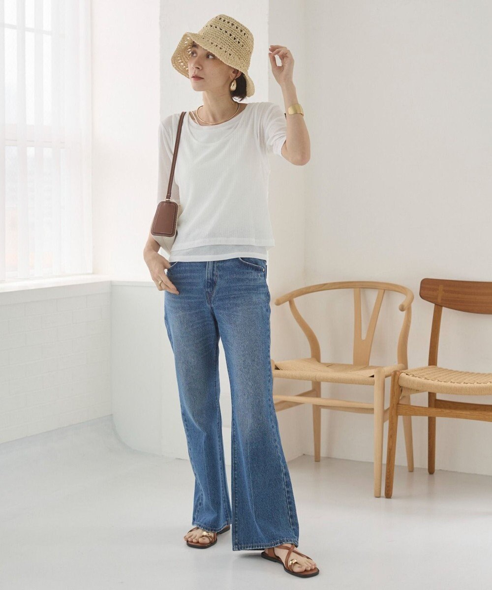 WEGO 【ANGIE VINTAGE】シアースラブレイヤードTシャツ 