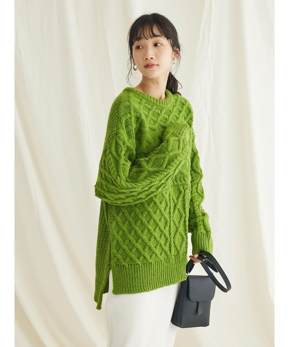 CRAFT STANDARD BOUTIQUE ブラッシングケーブルニット 