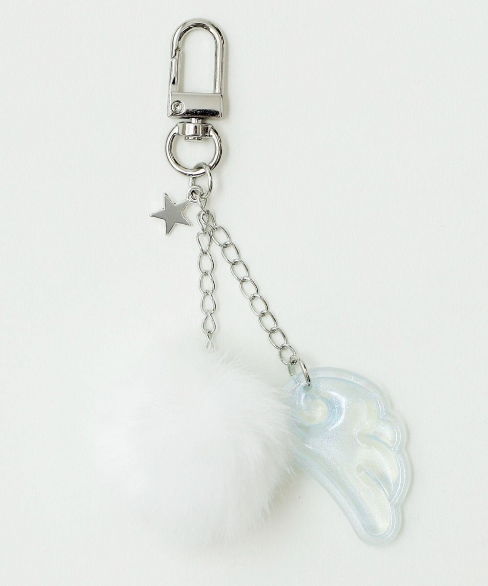 WEGO ファーエンジェルキーホルダー 