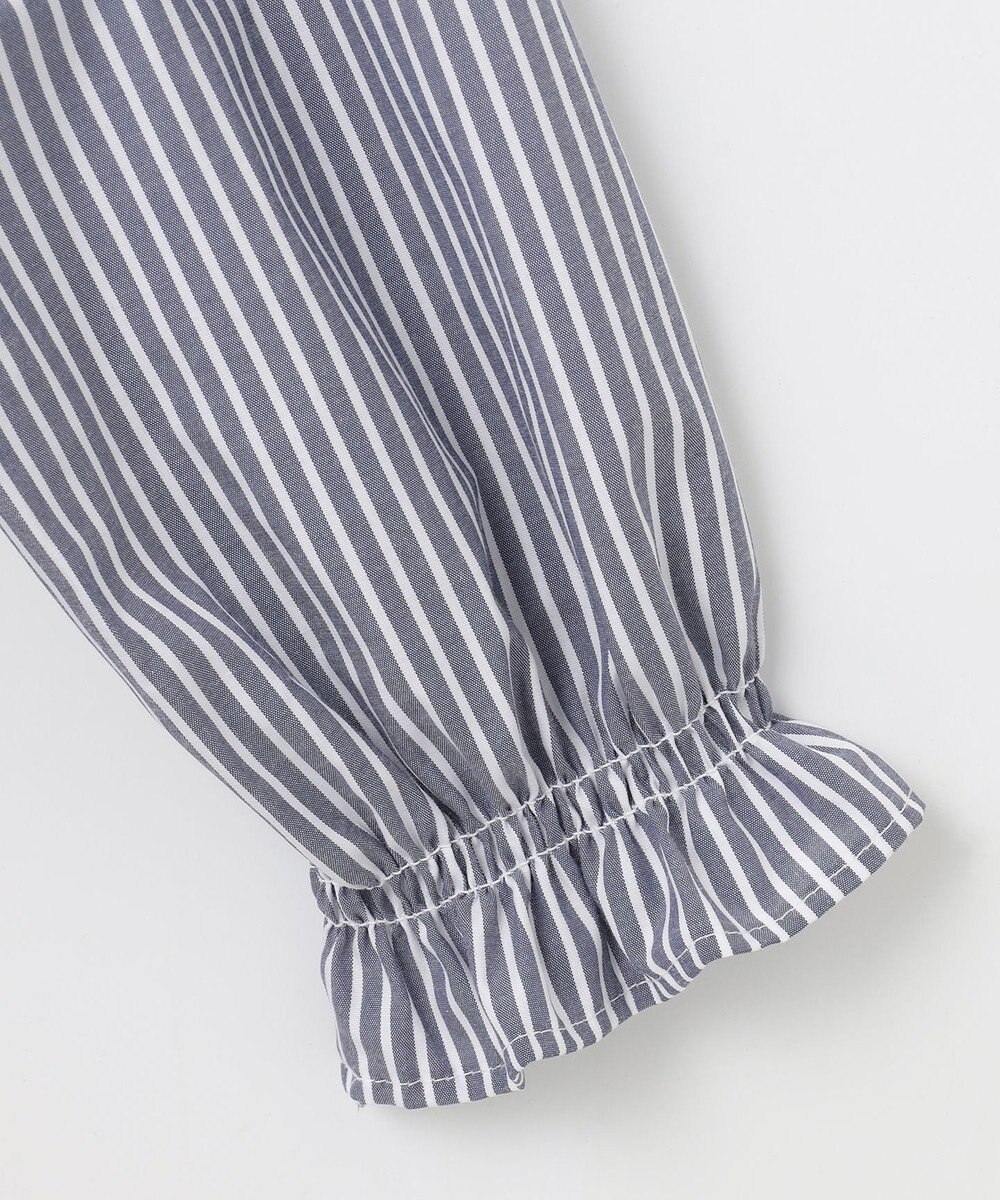 ANY KIDS ストライプ シャツ ワンピース 