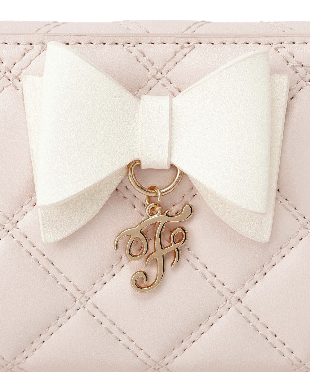 Maison de FLEUR Ｆチャームリボンウォレット 