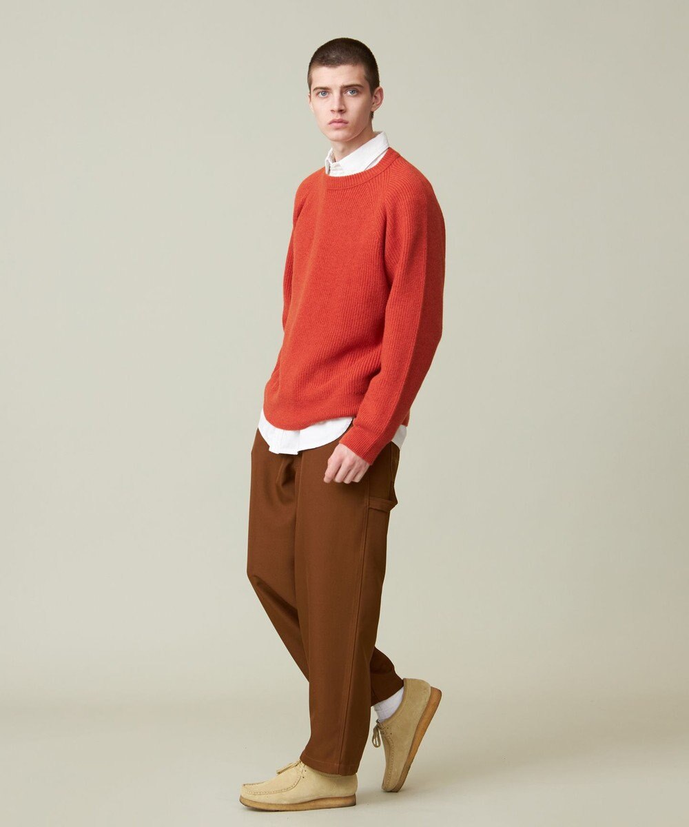 J.PRESS YORK STREET 【UNISEX】ウールカシミヤ クルーネックニット 