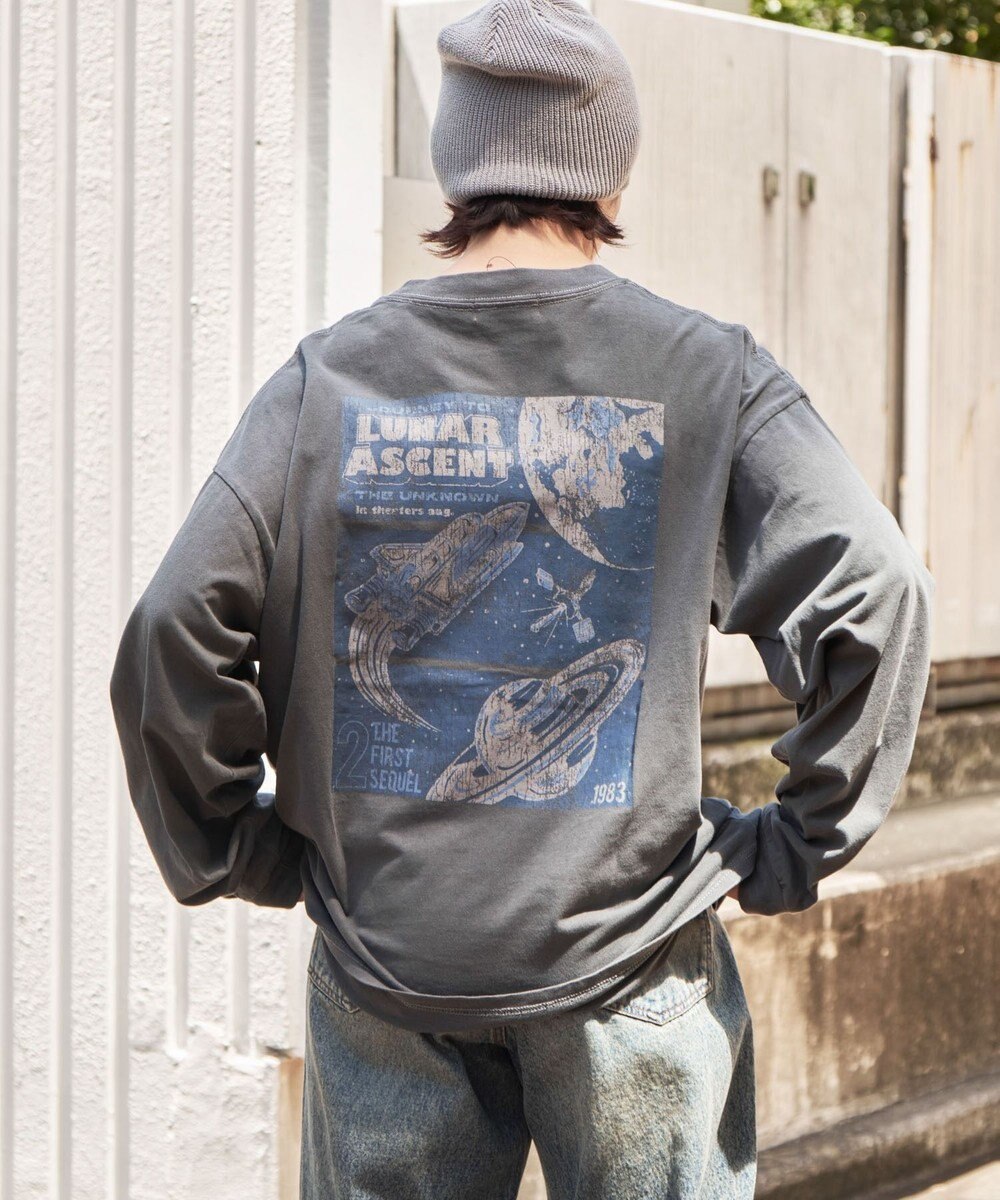 WEGO 【ユニセックス着用ITEM】ピグメントグラフィックT（LS） 