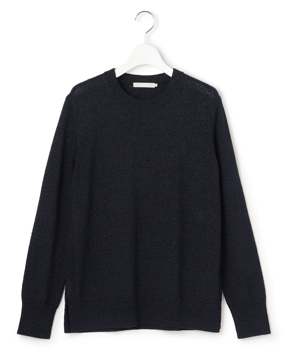 ICB L 【先行予約】 グロッシーペーパーブレンド クルーネックプルオーバー 