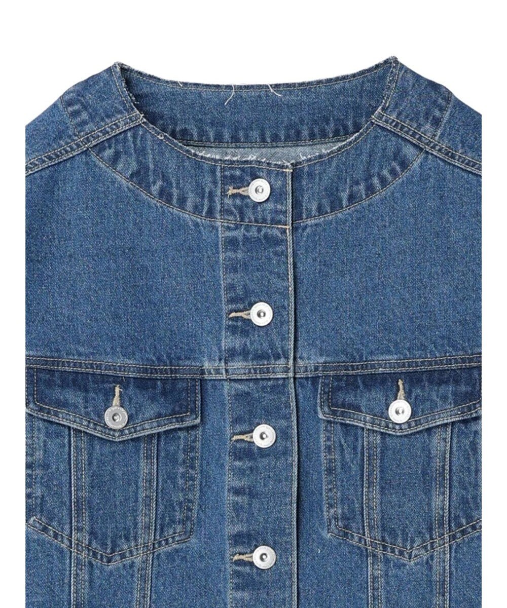 earth music&ecology ノーカラーＧジャン 