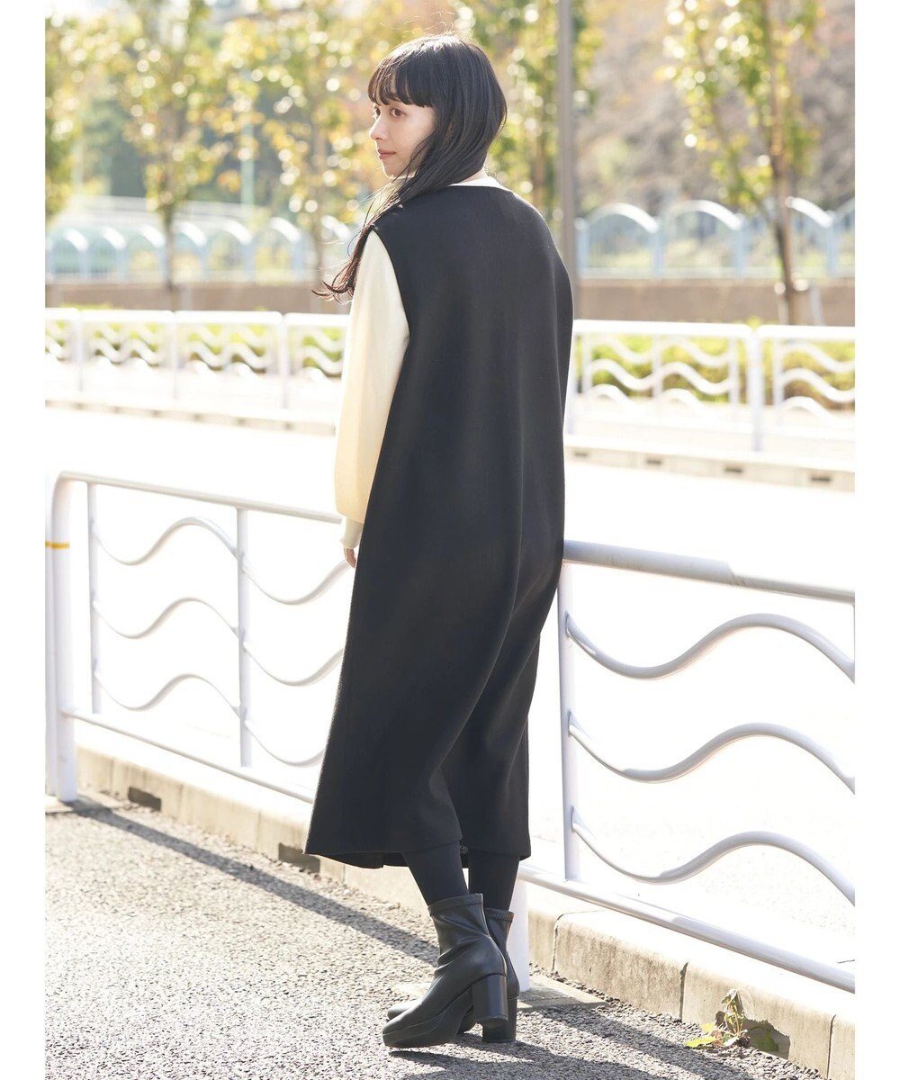 earth music&ecology 圧縮ニットＺＩＰジャンスカ 