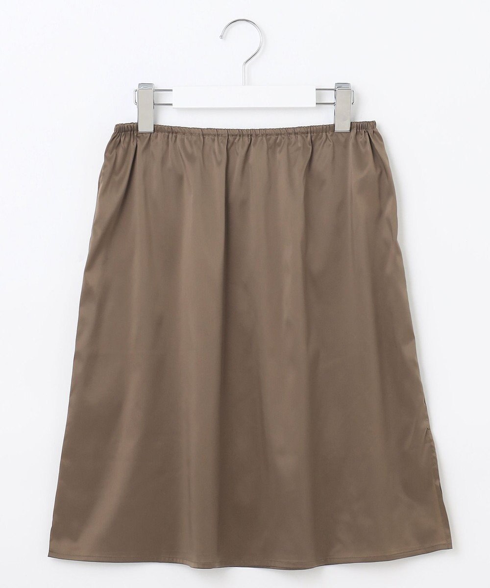 自由区 L 【洗える】ストレッチタイプライターシャツ ワンピース 