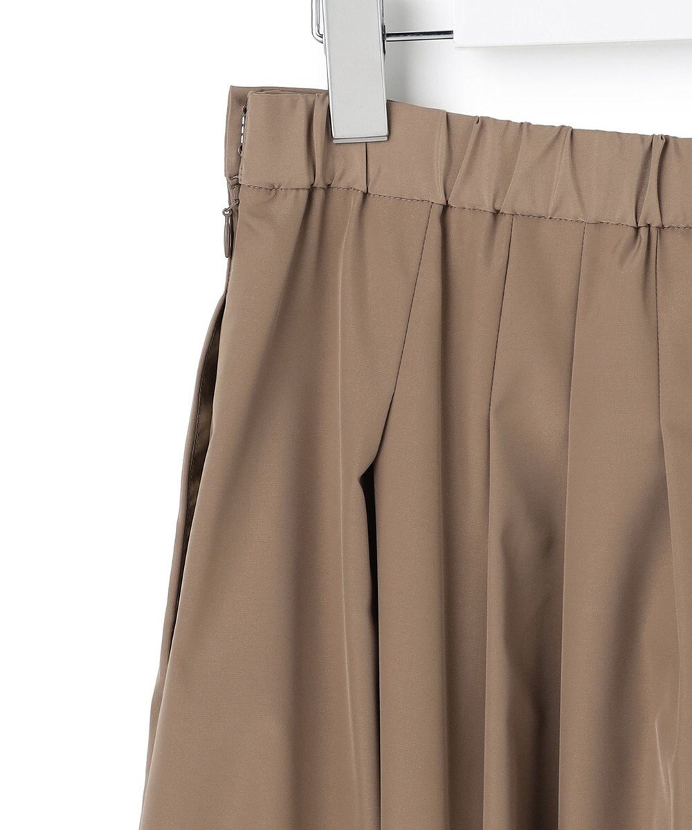 23区 【撥水加工/洗える】ブライトタフタ タック スカート 