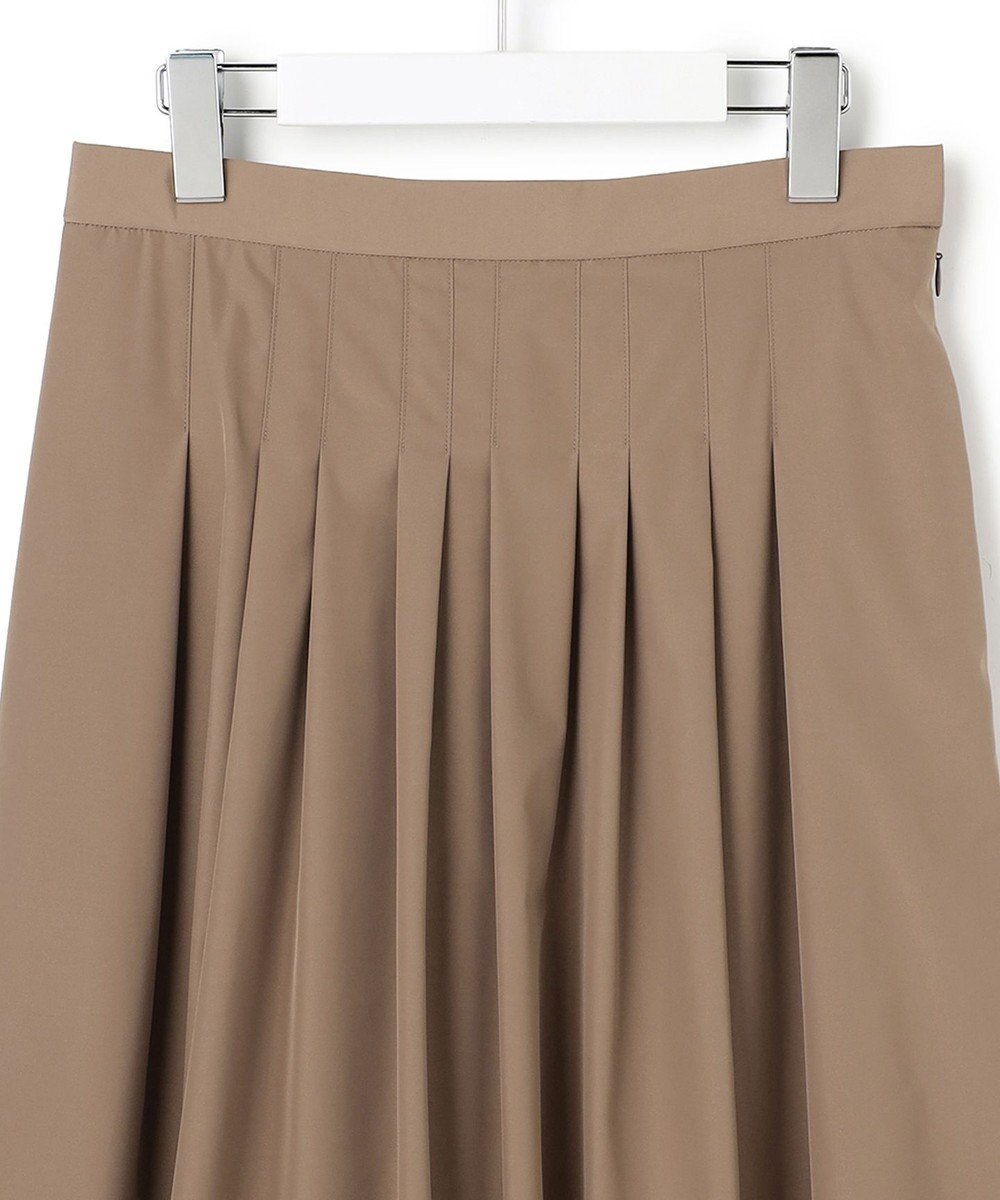 23区 【撥水加工/洗える】ブライトタフタ タック スカート 