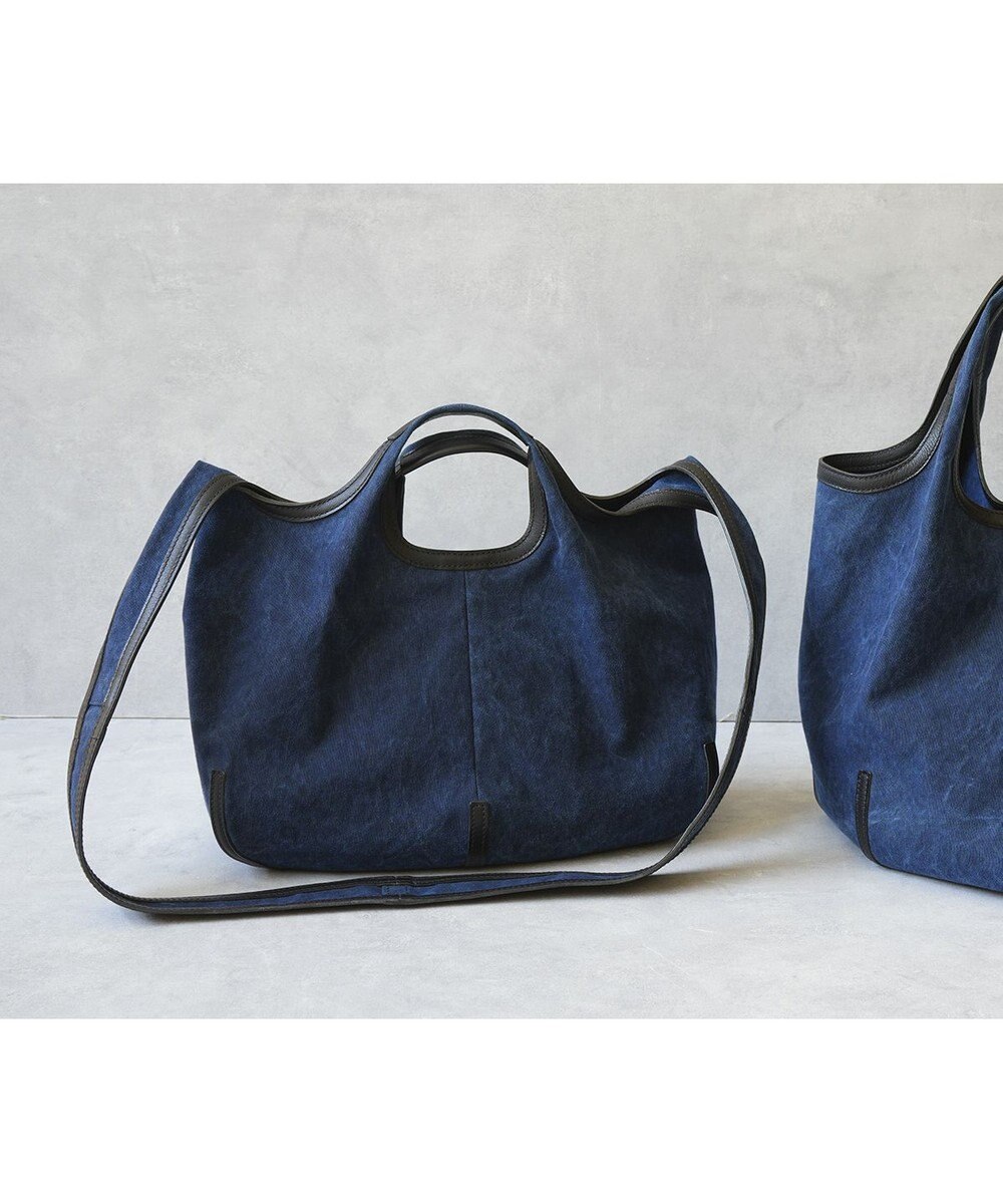 genten タンニンキャンバス 2wayショルダーバッグ 
