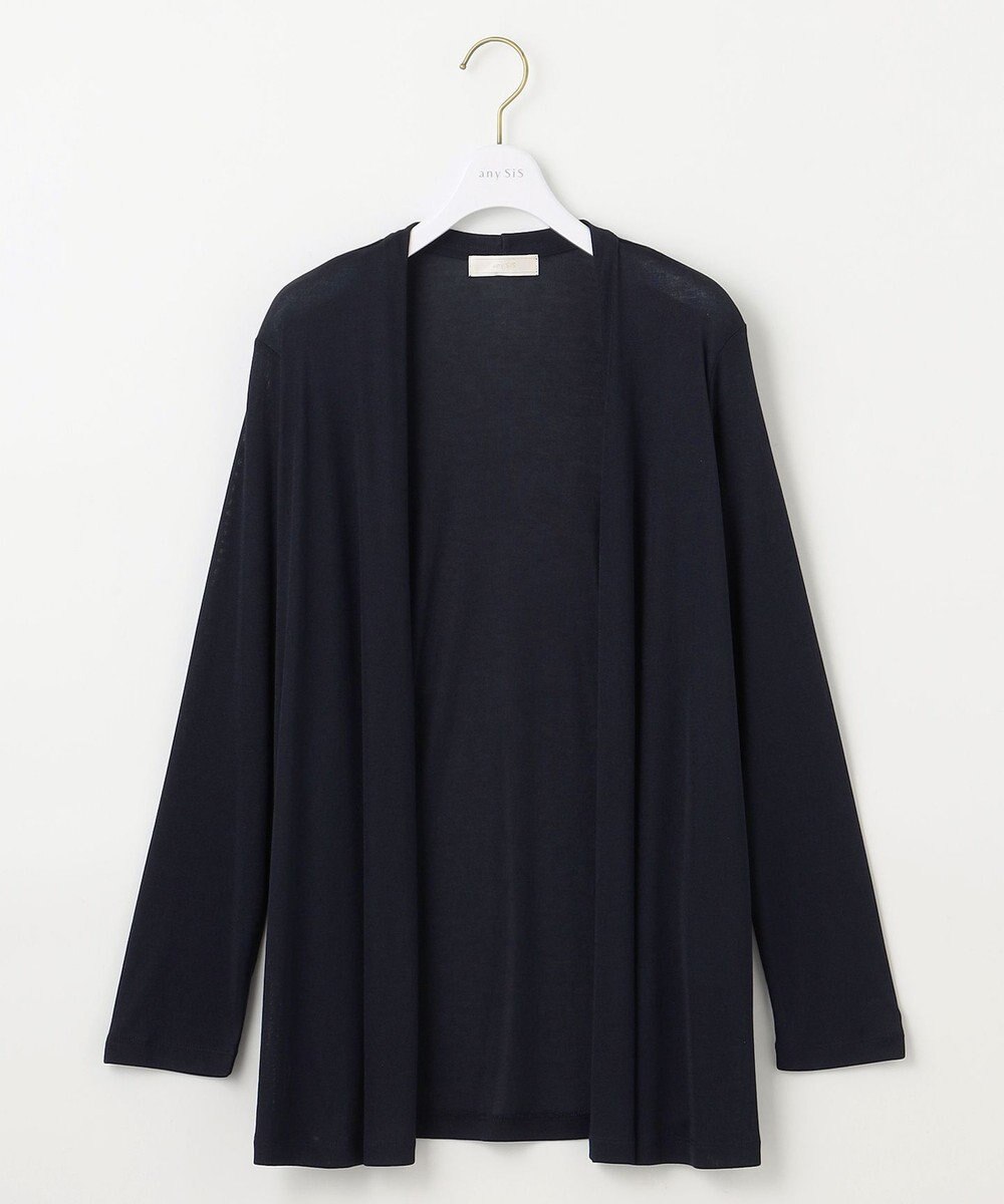 ANY SIS 【洗える】サラサラ着流し カーディガン 
