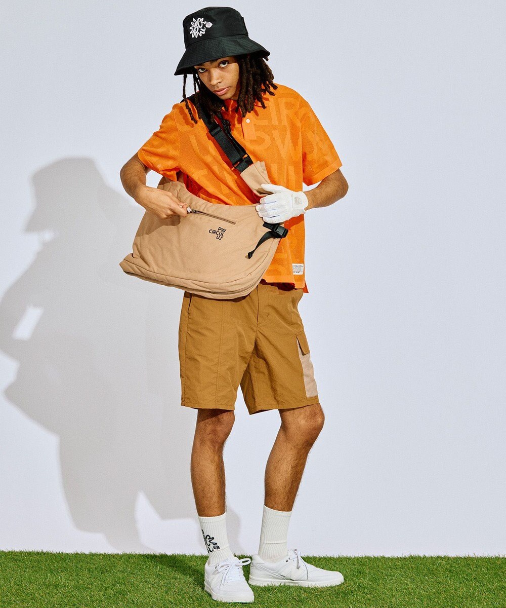 PW CIRCULUS 【手洗い可能】【UNISEX】ニットメッシュポロ ゴルフ 