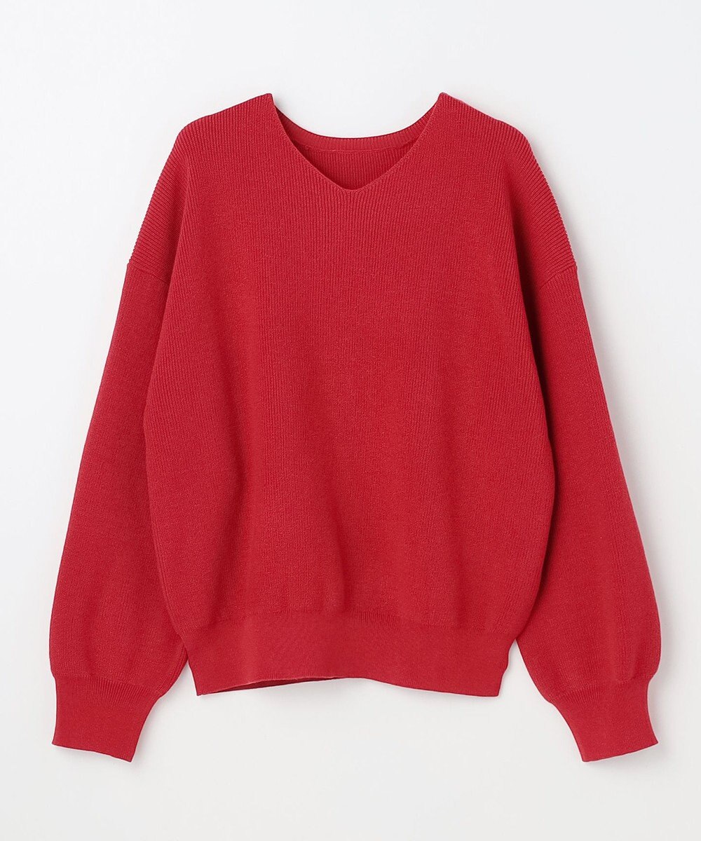 ANY 【8色展開】Vネックデイリーニット 