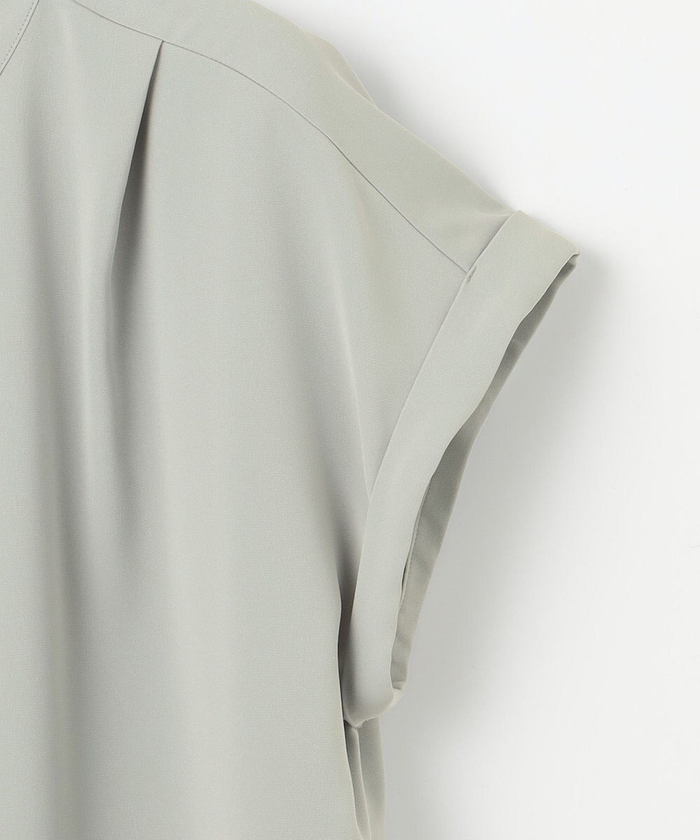 ANY SIS L 【洗える】ダブルボタンフレンチスリーブ ブラウス 