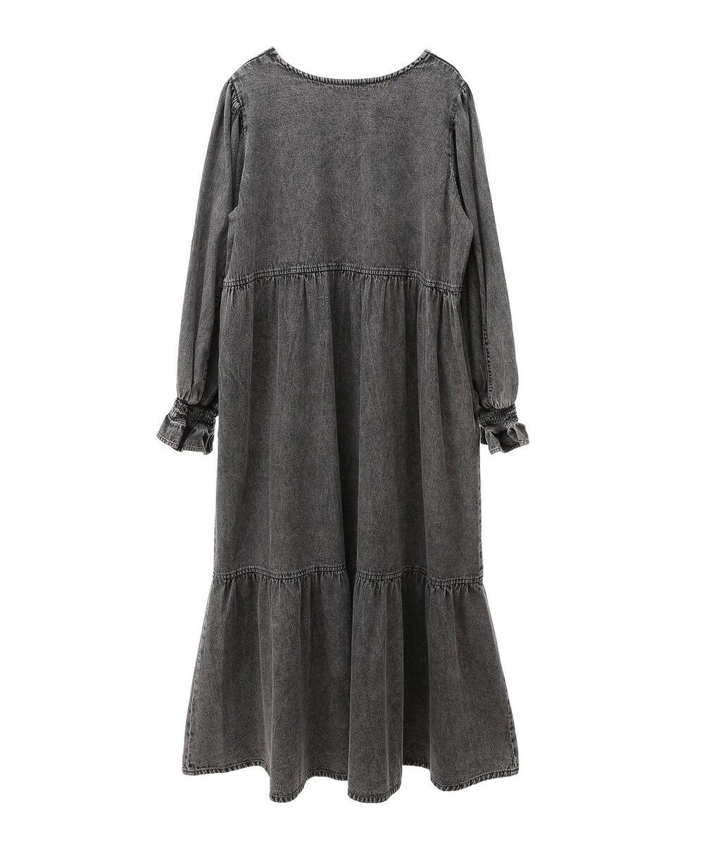 Green Parks ■ＥＳＣＡＲ　デニムピンタックカフスワンピース 