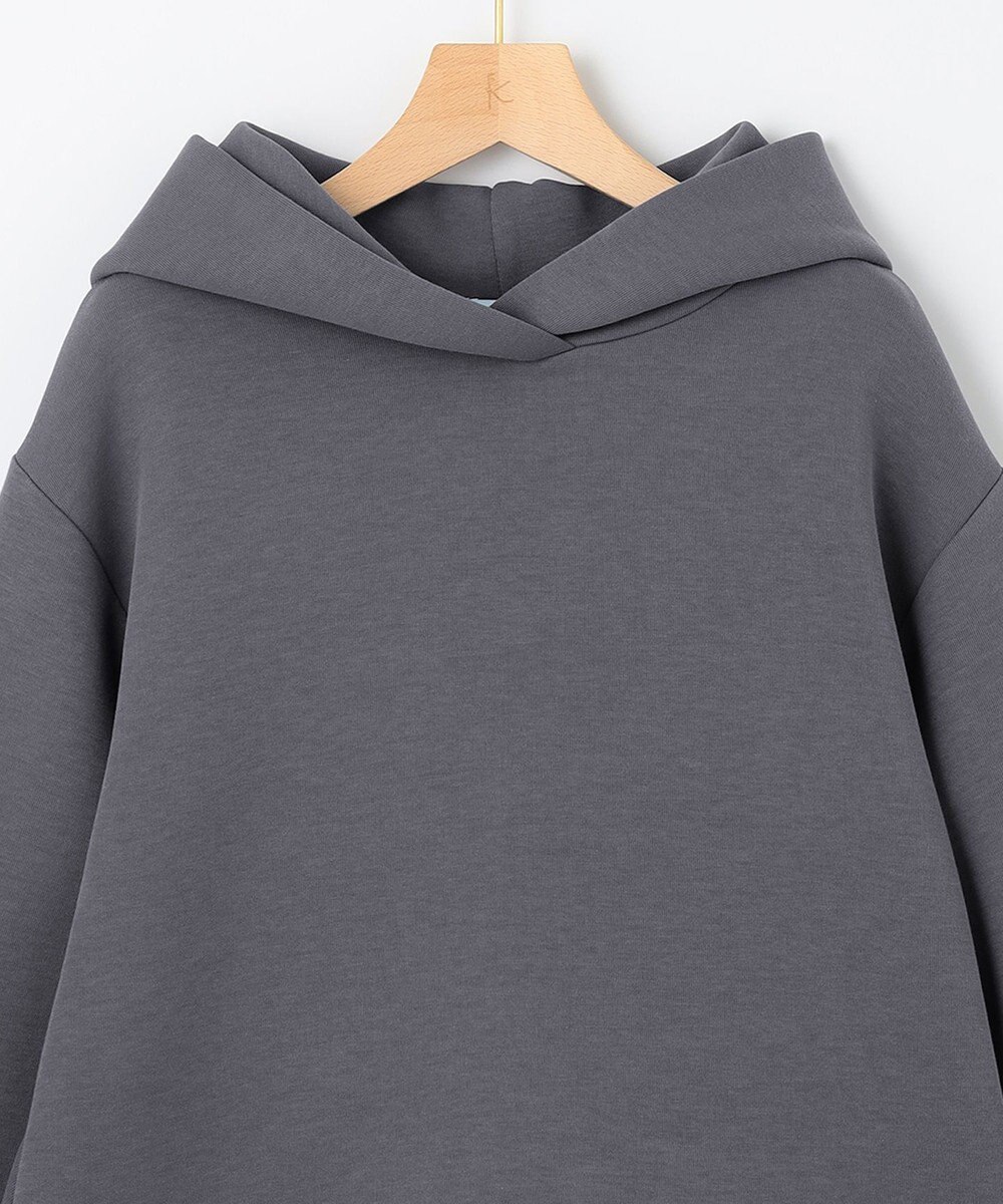 組曲 ダンボールジャージーバックフリル パーカー 