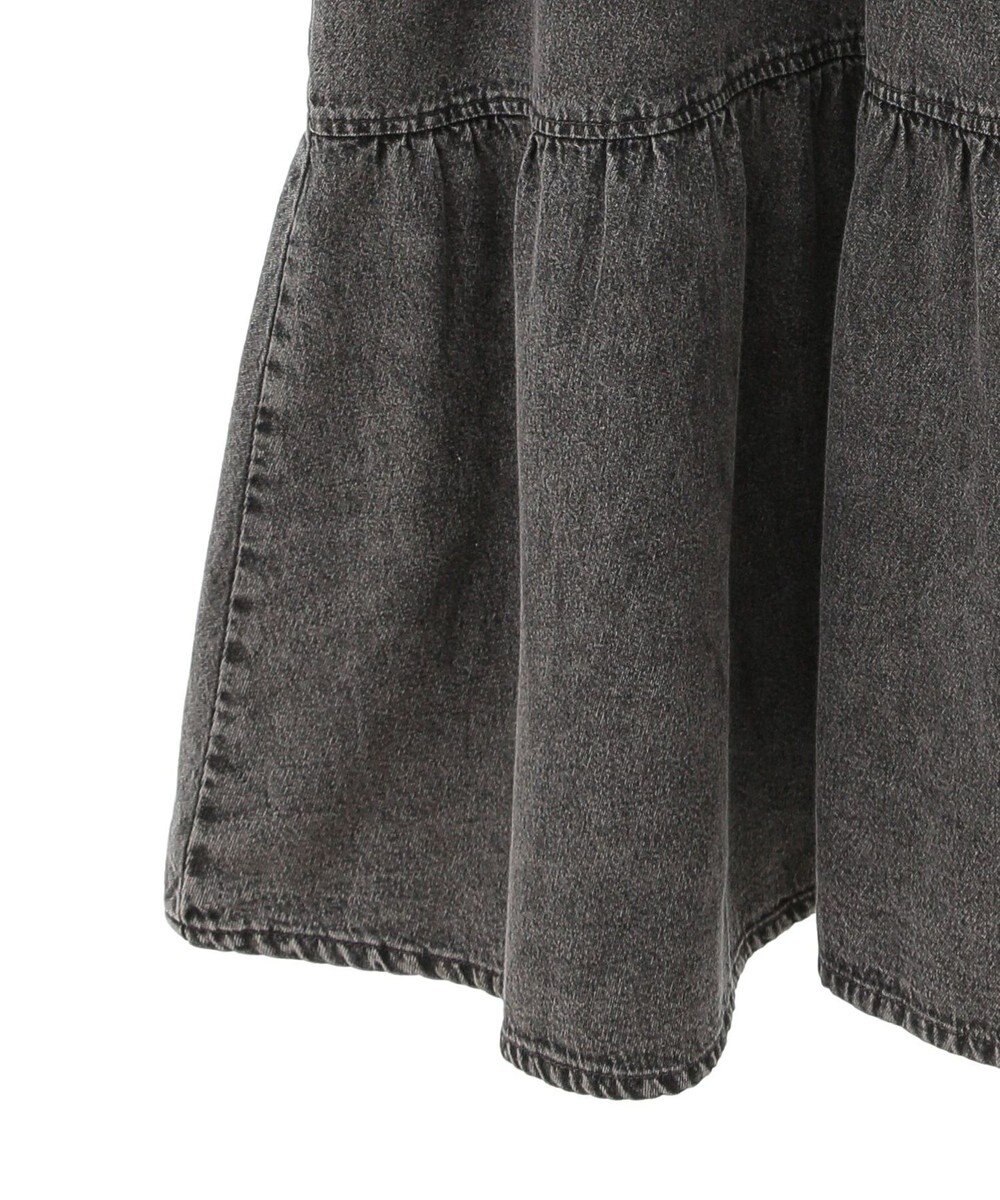 Green Parks ■ＥＳＣＡＲ　デニムピンタックカフスワンピース 