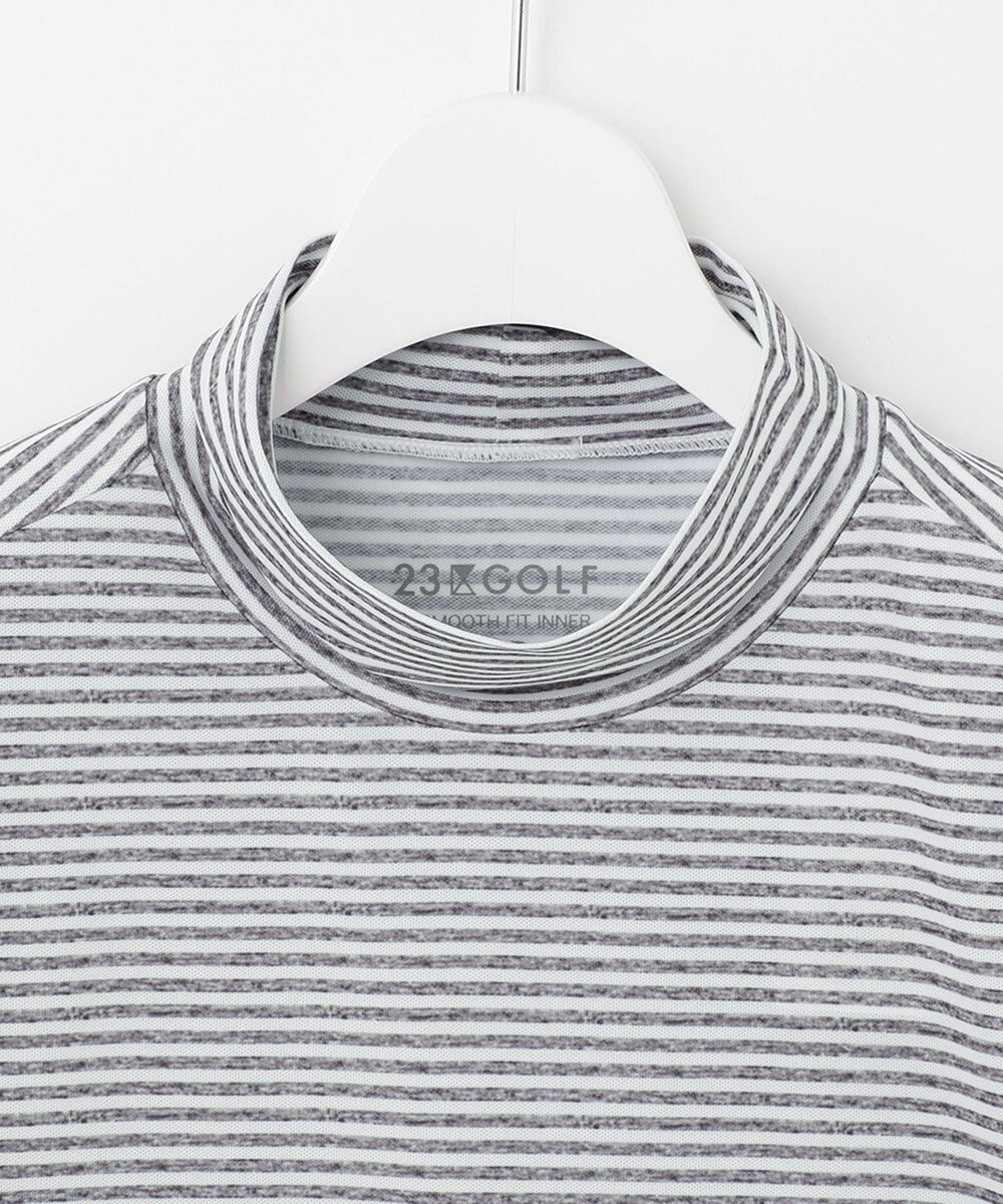 23区GOLF 【WOMEN】５０ｄカノコインナーボーダー カットソー 