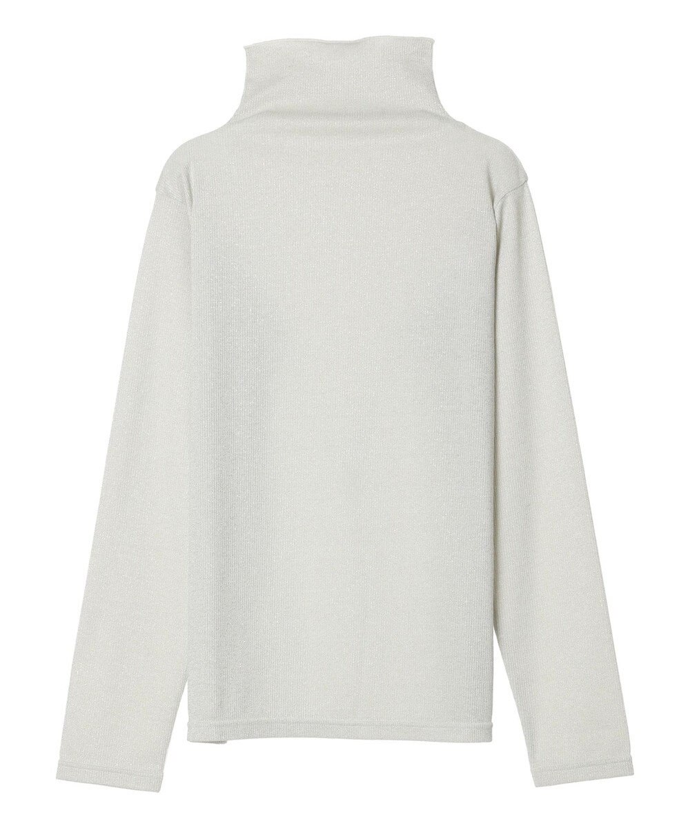 Green Parks ラメリブタートルカットソー 