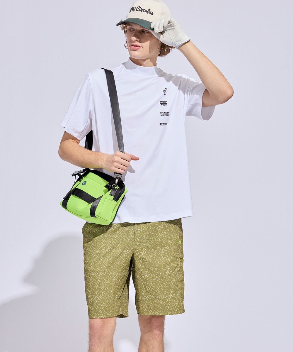 PW CIRCULUS 【MEN】ドライタッチ エレファント総柄プリントショートパンツ ゴルフ 