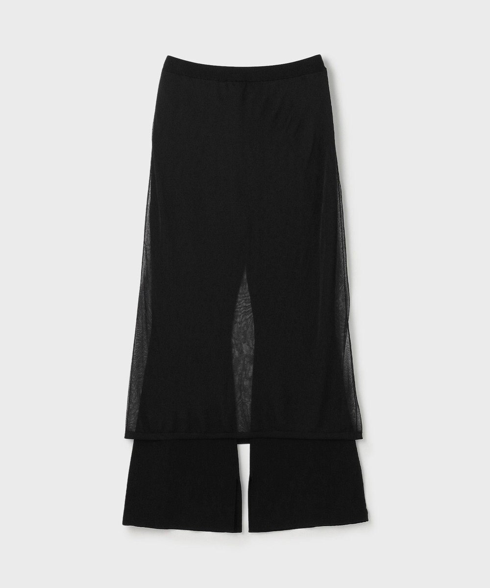 GRACE CONTINENTAL シアーニットパンツ 