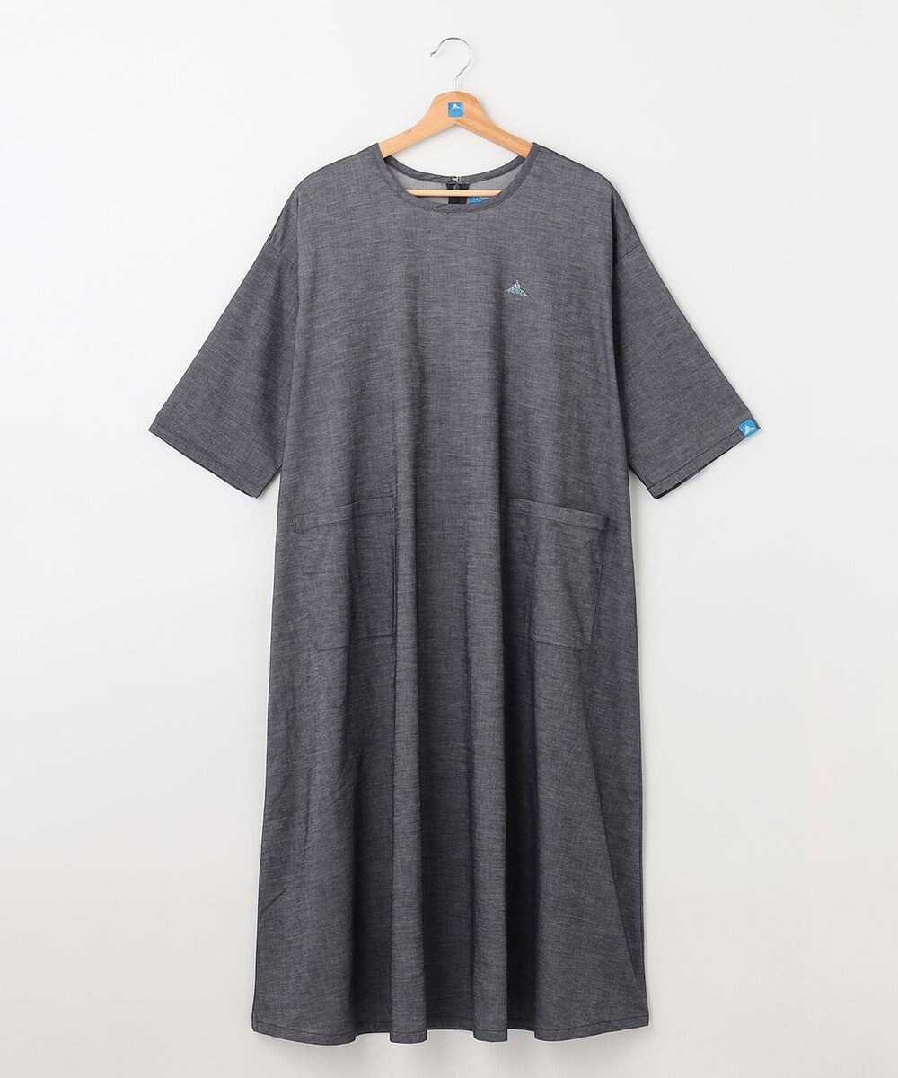 SHARE PARK LADIES 【UVカット・撥水・ストレッチ】ストレッチデニムライト ワンピース 