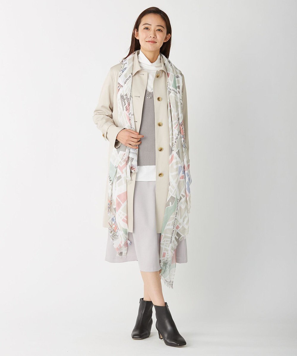 J.PRESS LADIES 【洗える・シワになりにくい】Garudaツイル フレアー スカート 