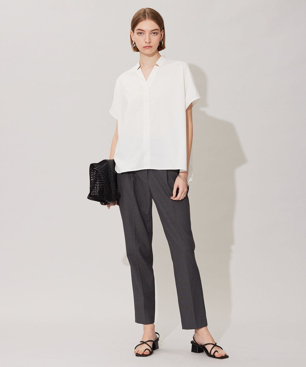 ICB L 【洗える】 タイプライタージャージーコンビ プルオーバー 