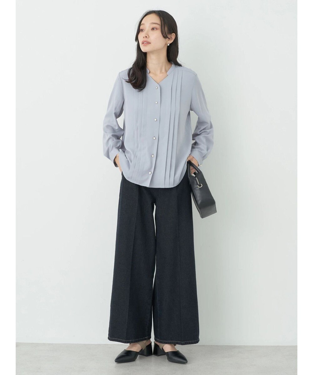 earth music&ecology タックブラウス 