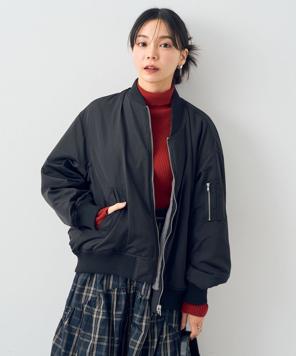 earth music&ecology リバーシブルMA-1 