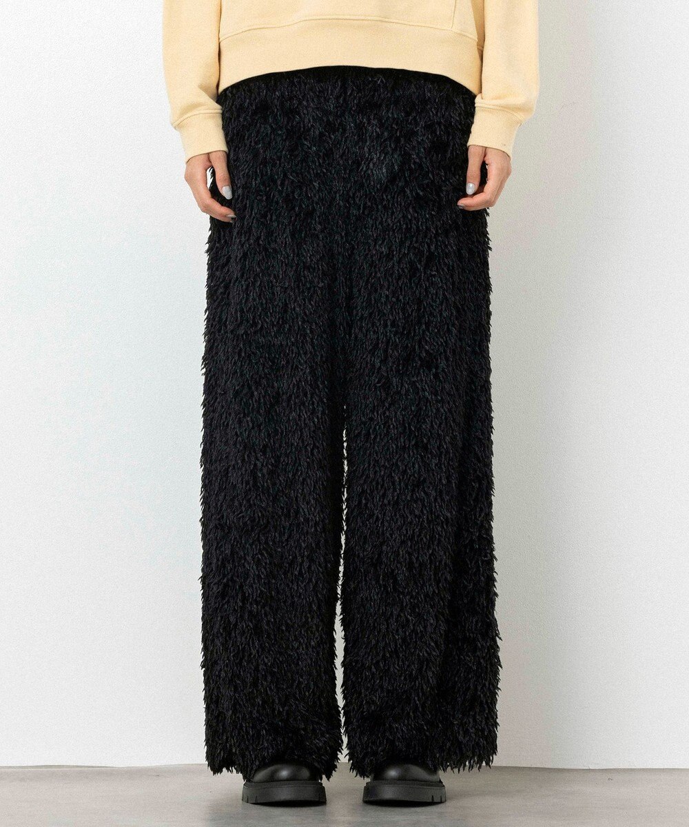 NAVE 【Nave・洗える】フェザーフリンジ イージーパンツ 