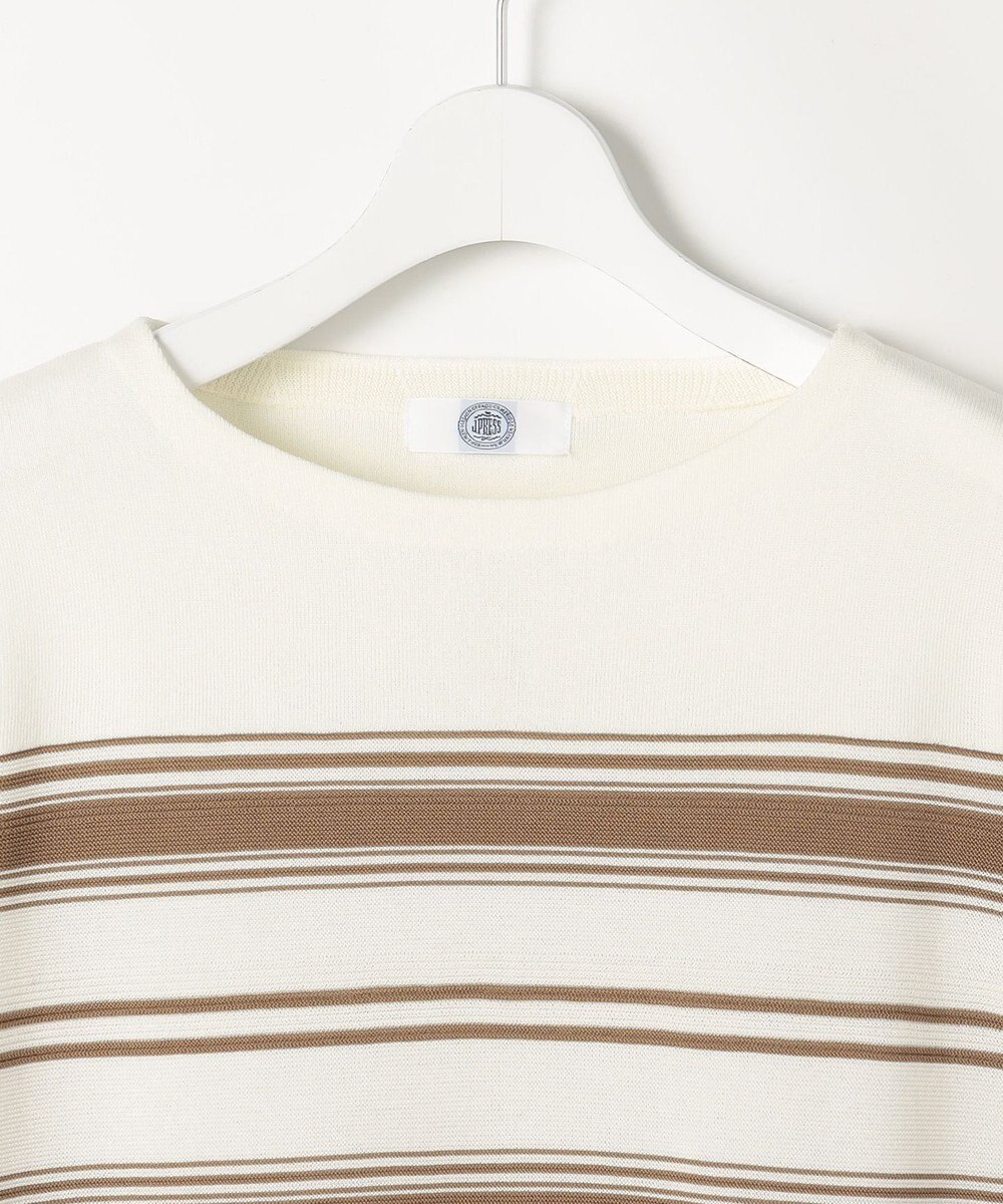 J.PRESS LADIES COTTON POLYESTER ボーダー ニット 