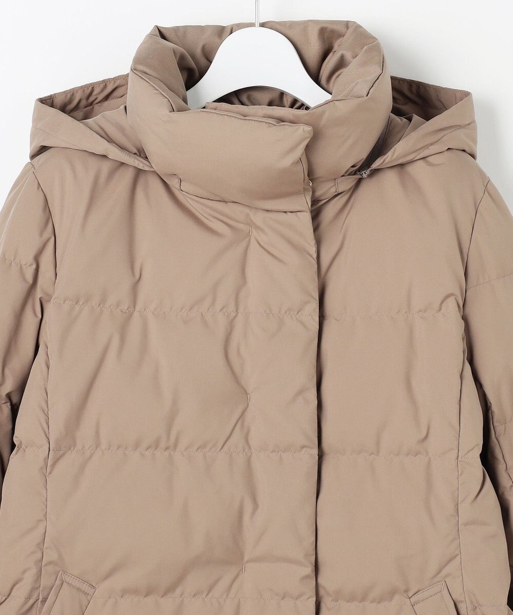 J.PRESS LADIES S 【洗える・2way】タフタダウン ミドル丈 コート 