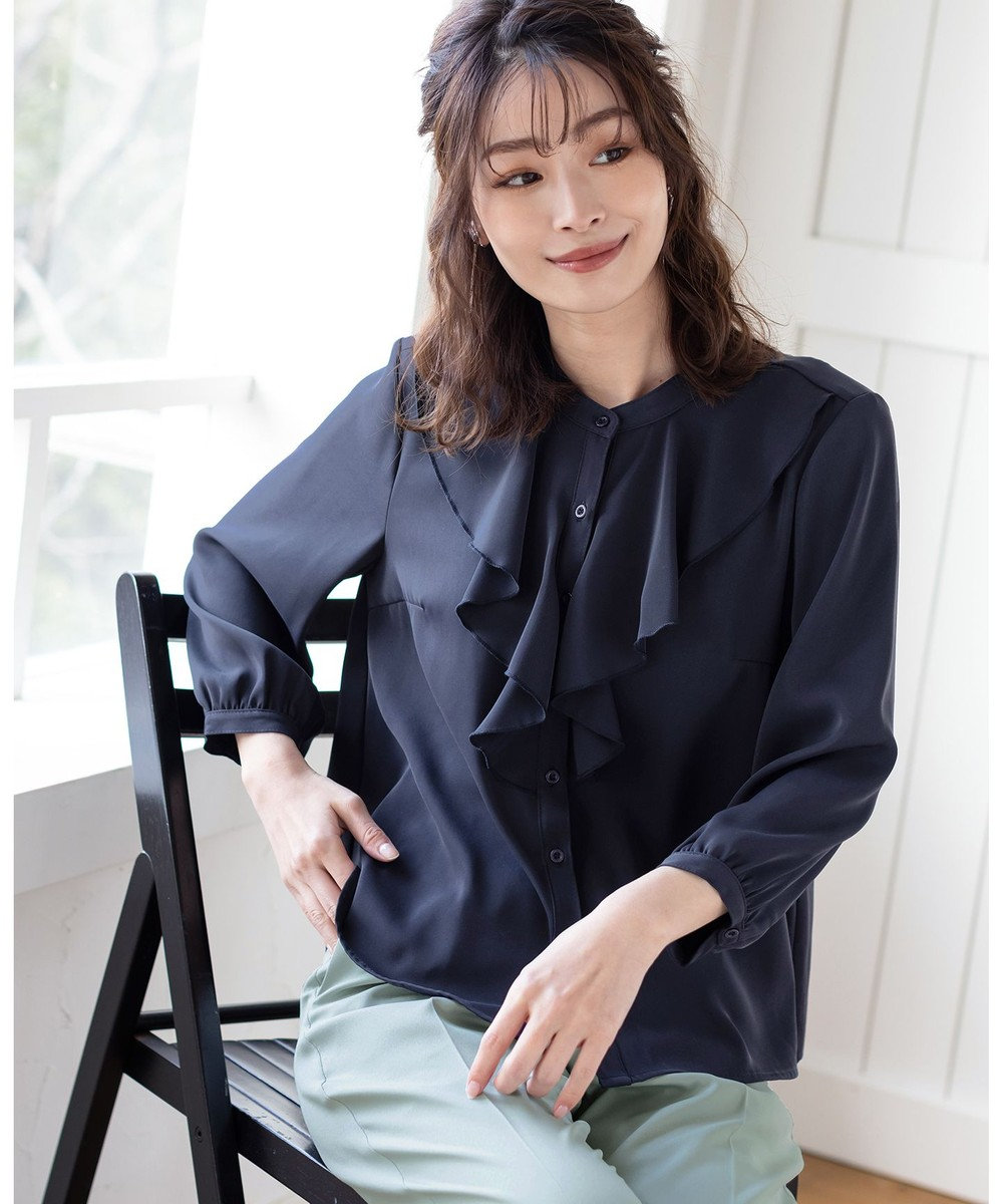 洗える 大人華やかなセンターフリルブラウス Tiaclasse ファッション通販 公式通販 オンワード クローゼット 洗える 大人華やかなセンターフリルブラウス Tiaclasse ファッション通販 公式通販 オンワード クローゼット