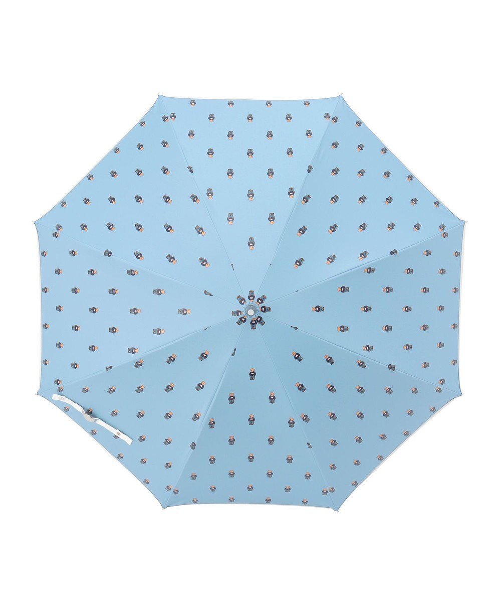 MOONBAT POLO RALPH LAUREN 晴雨兼用 長傘 ポロベアプリント 裏カラー 日傘 一級遮光 遮熱 UV 