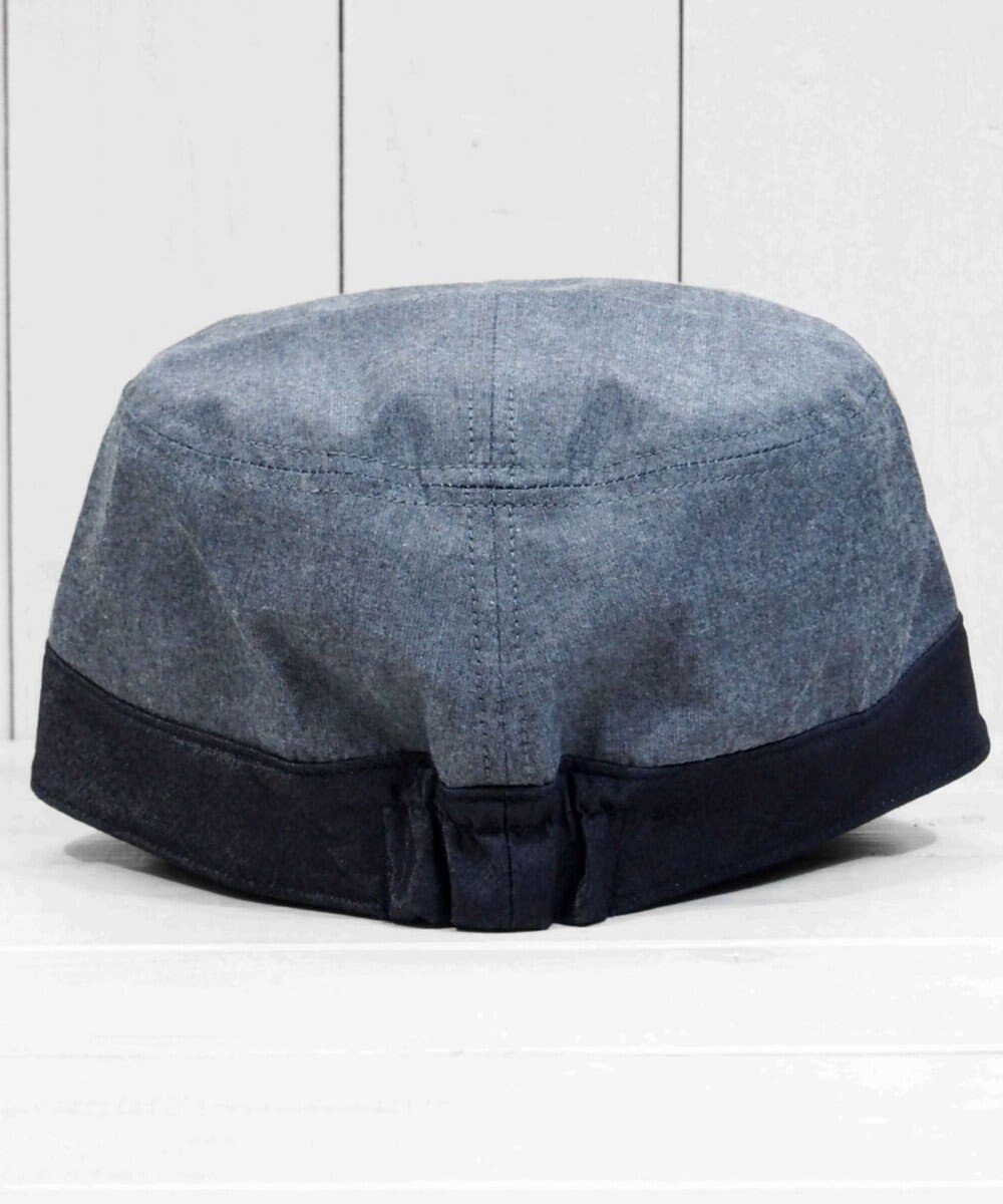 石田製帽 【UNISEX】備後デニム キャップ 