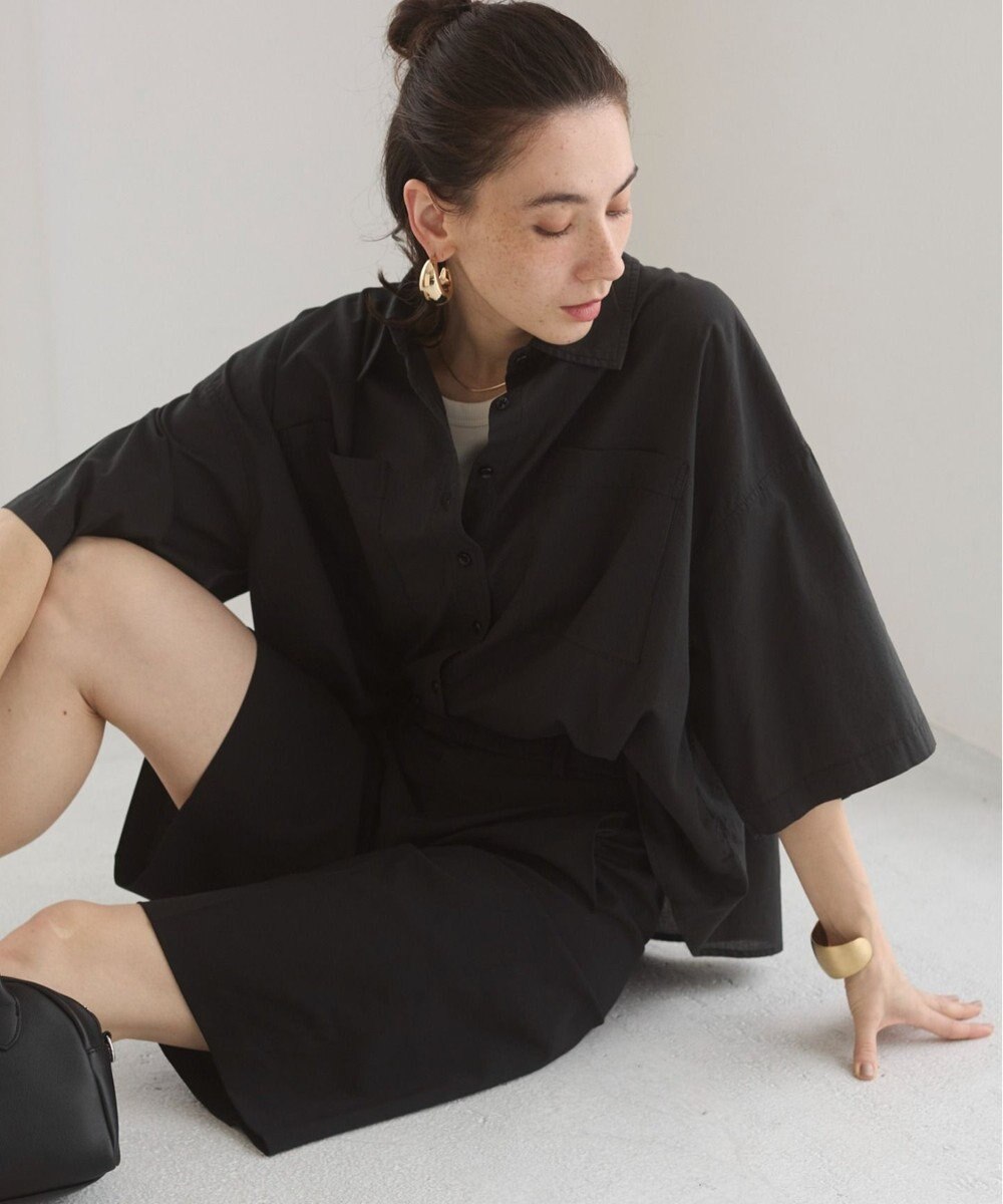 WEGO 【ANGIE VINTAGE】キャンブリックボイルオーバー半袖シャツ 