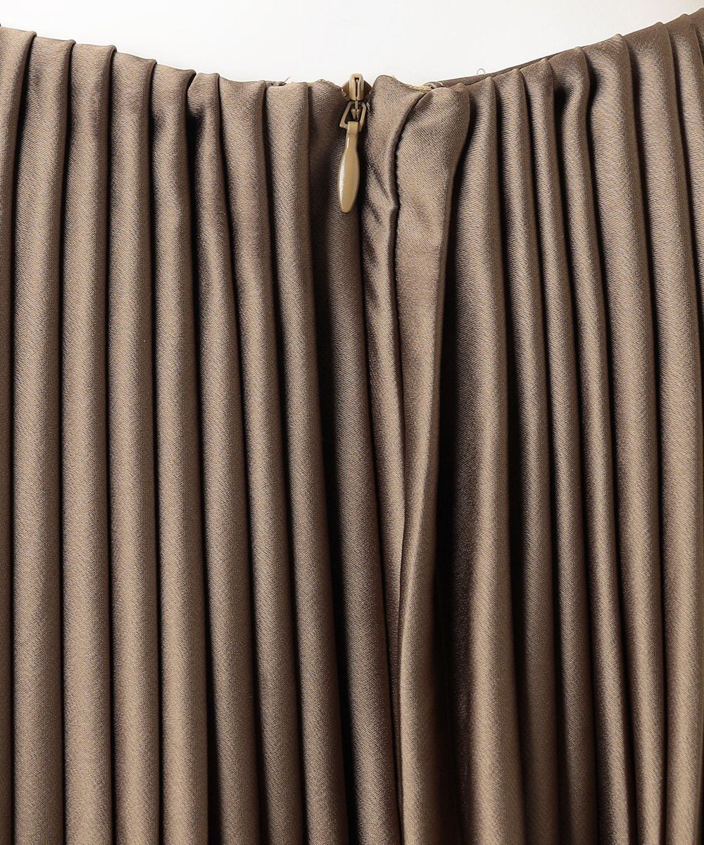 23区 L 【エステータ】ドレープサテン プリーツブラウス 